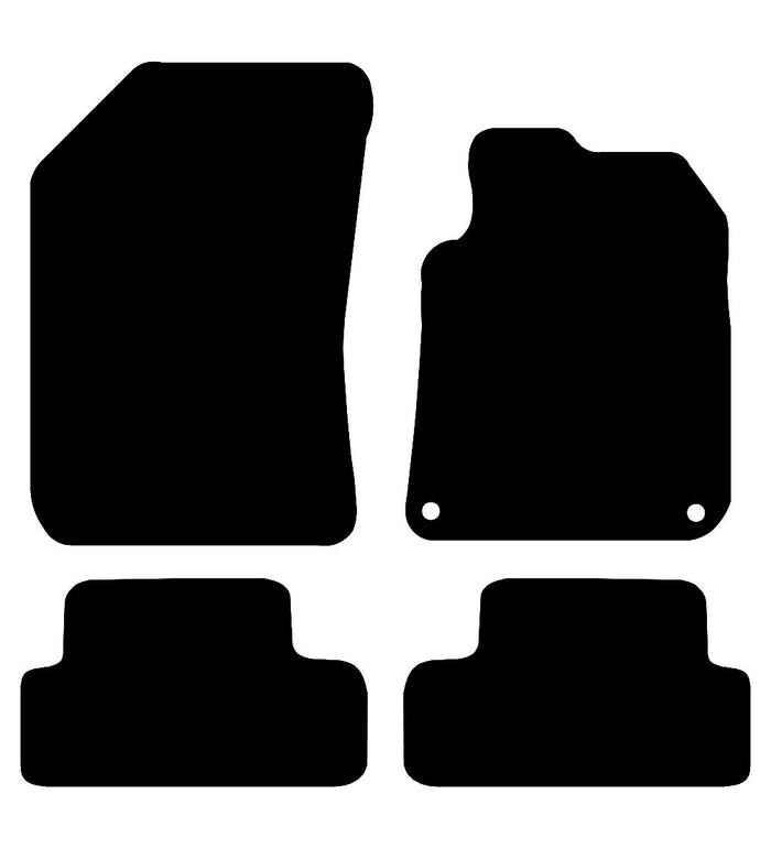 Peugeot 308 (GT LINE) 2014 - 2021 Car Mats vehicle mat pattern