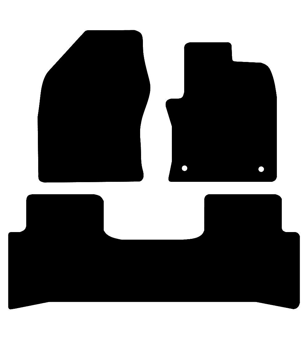 Toyota Prius (Taxi Version) 2015 to Present Car Mats vehicle mat pattern