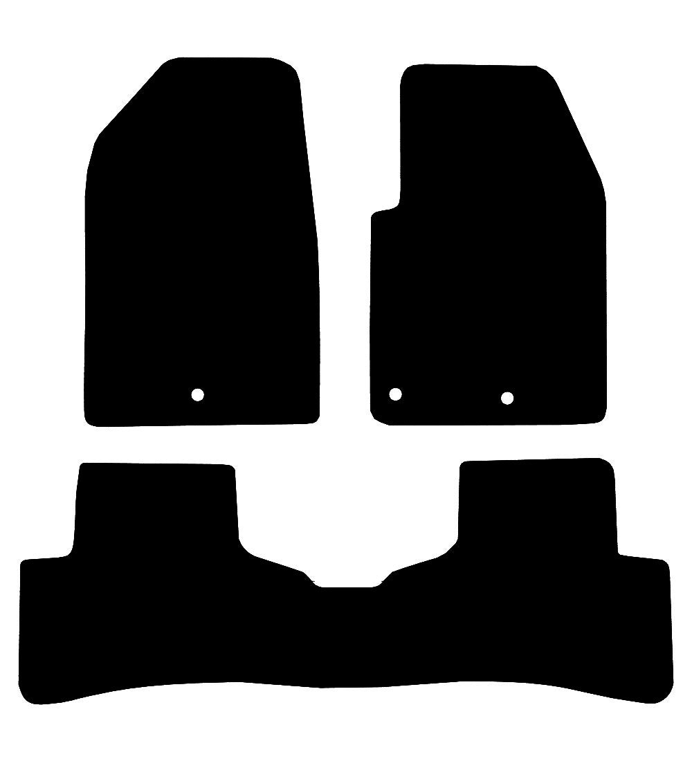 Hyundai Ioniq (Taxi Version) 2016 - 2020 Car Mats vehicle mat pattern