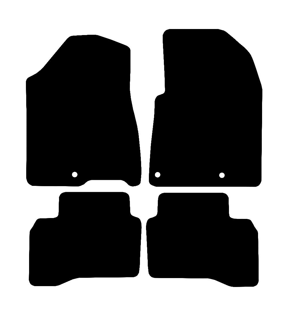 Kia Niro Hybrid 2016 -2022 Car Mats vehicle mat pattern