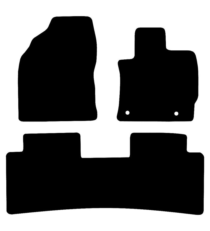Toyota Prius (Japan Model) 2012 - 2015 Car Mats vehicle mat pattern