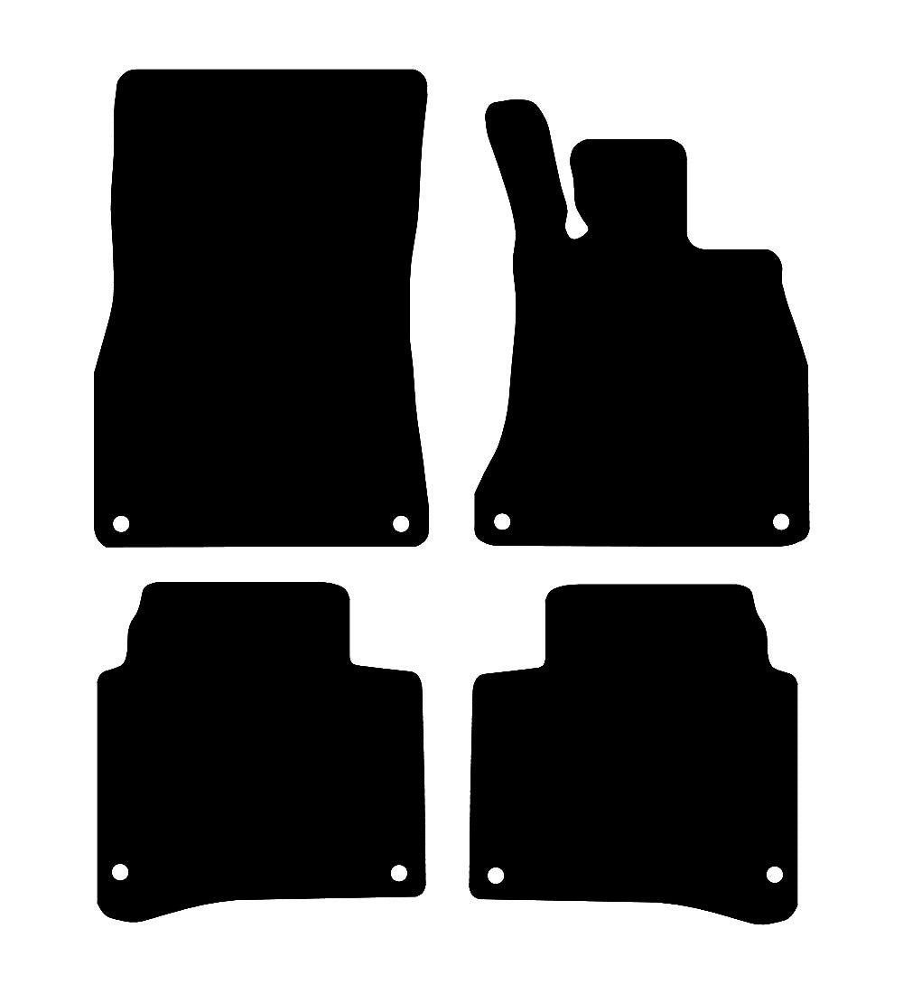 Mercedes S Class LWB 2013 to Present Car Mats vehicle mat pattern