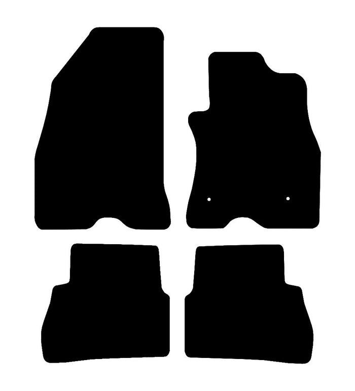 Vauxhall Combo Van (D) (Crew Cab) 2010 - 2018 Car Mats vehicle mat pattern