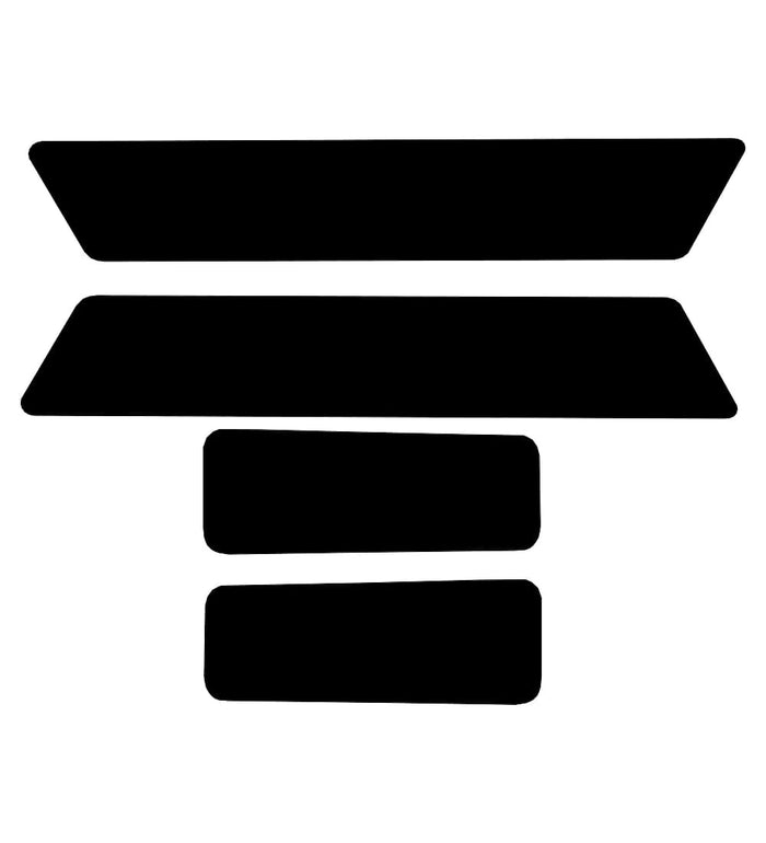Volkswagen Transporter T5/T6 (Twin Slider Cab Step Mats + Sliding Door Mat) T5/T6 Car Mats vehicle mat pattern