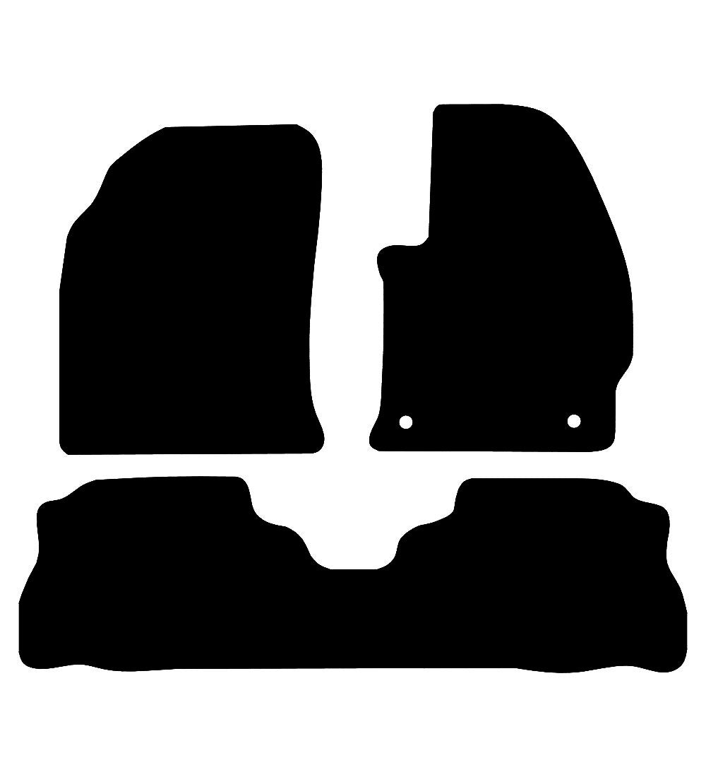 Toyota Prius Plus (Taxi Version) (5 Seater) 2012 - 2021 Car Mats vehicle mat pattern