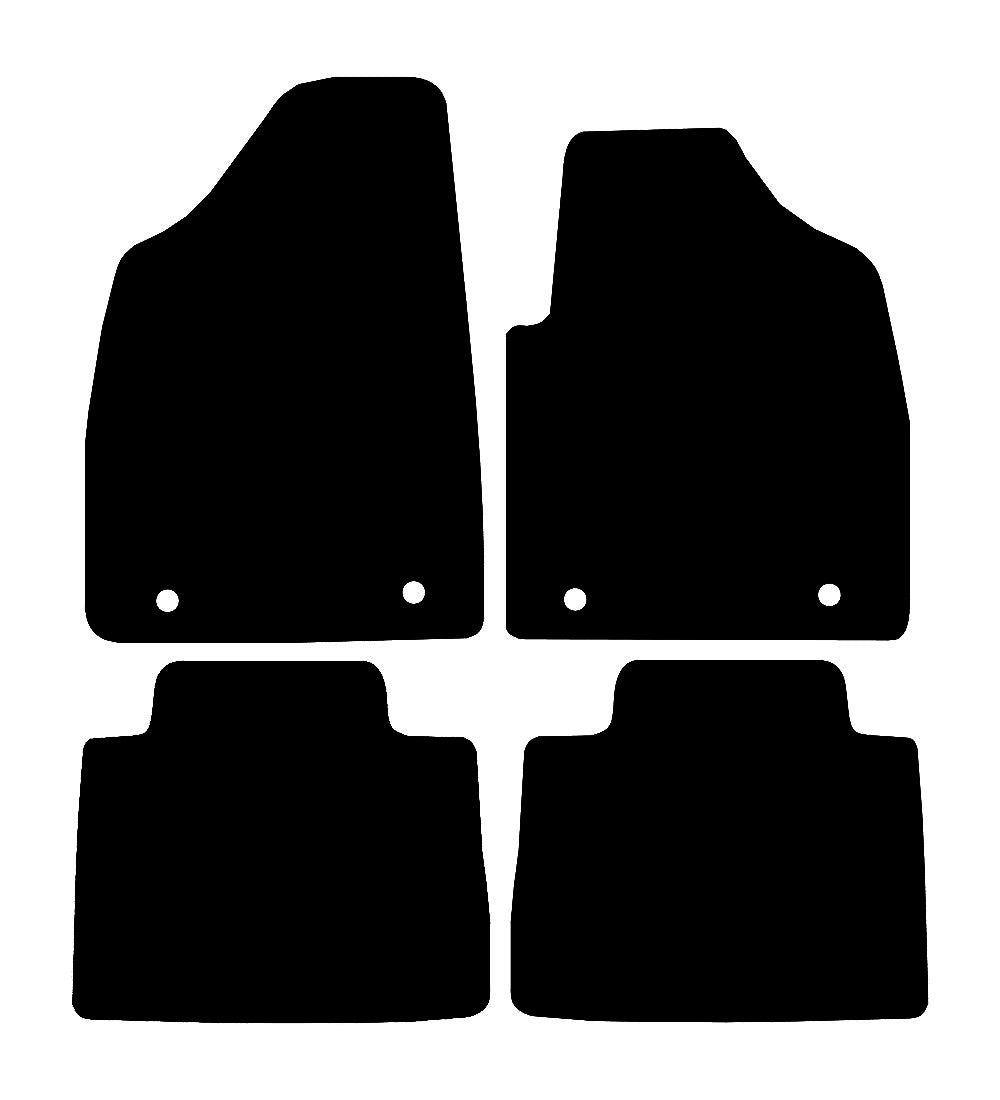 MG HS (Auto) 2020 - 2024 Car Mats vehicle mat pattern