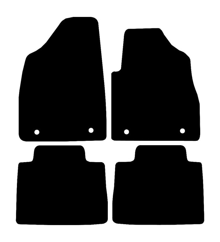 MG HS (Manual) 2020 - 2024 Car Mats vehicle mat pattern