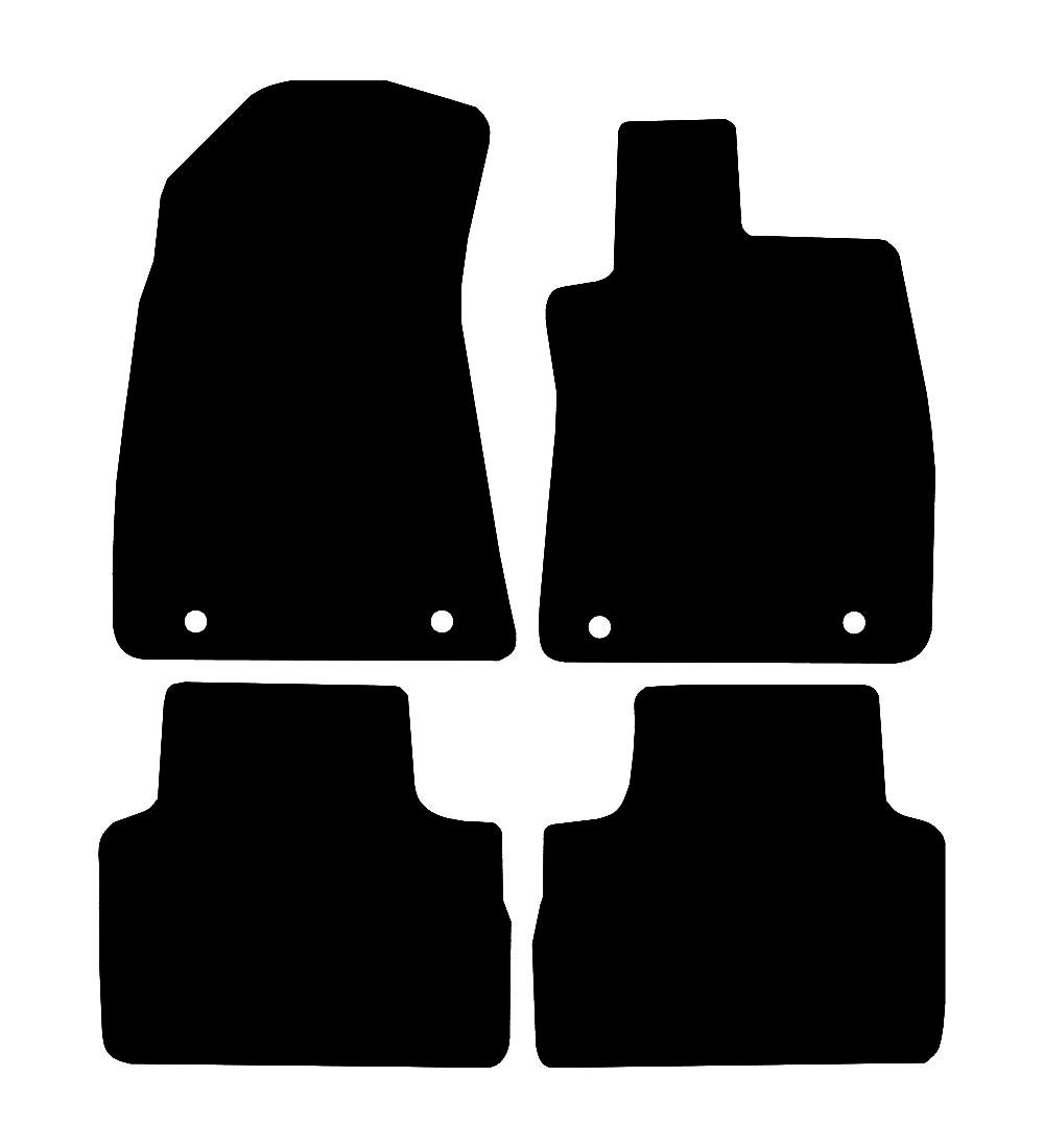 MG ZS (EV) 2020 to Present Car Mats vehicle mat pattern