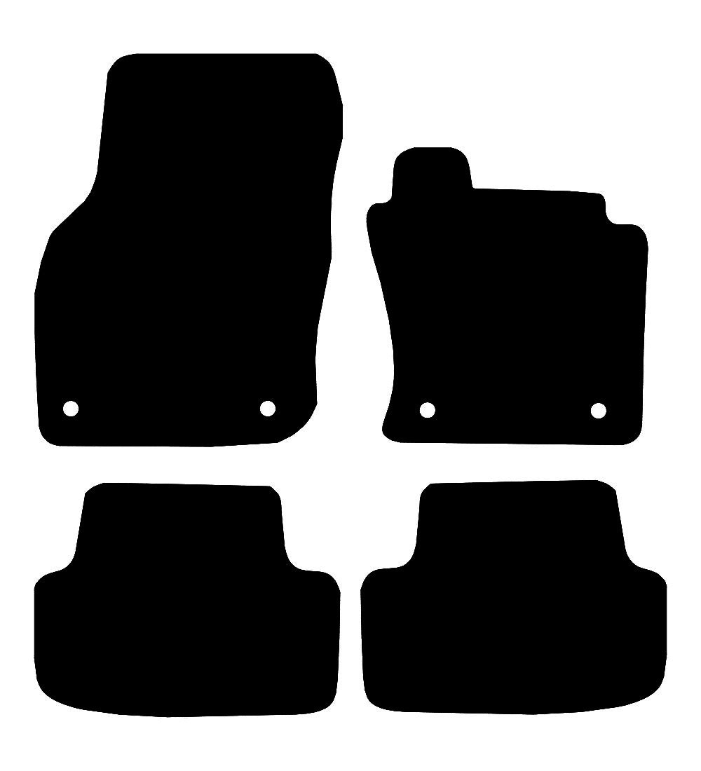 Volkswagen Golf (MK8) (NON HYBRID) (PHEV) 2020 to Present Car Mats vehicle mat pattern