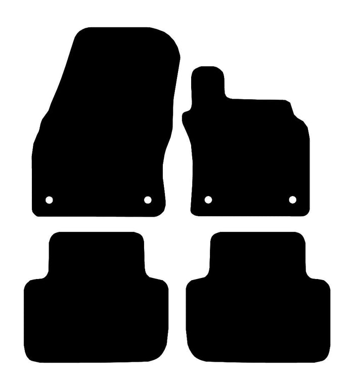 Audi Q3 2018 to Present Car Mats vehicle mat pattern