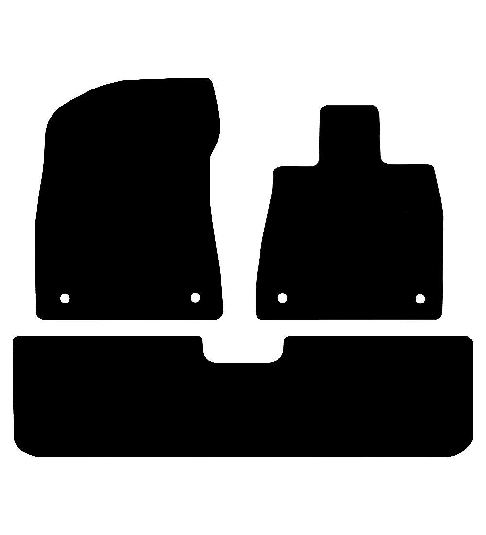 Lexus RX450H 2016 to Present Car Mats vehicle mat pattern