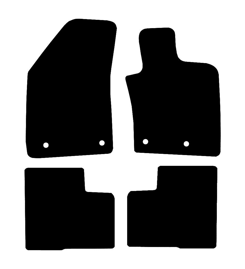 Fiat Tipo 2016 to Present Car Mats vehicle mat pattern