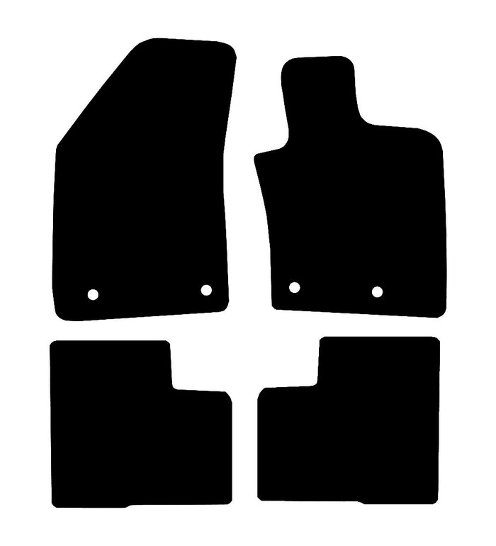 Fiat Tipo 2016 to Present Car Mats vehicle mat pattern
