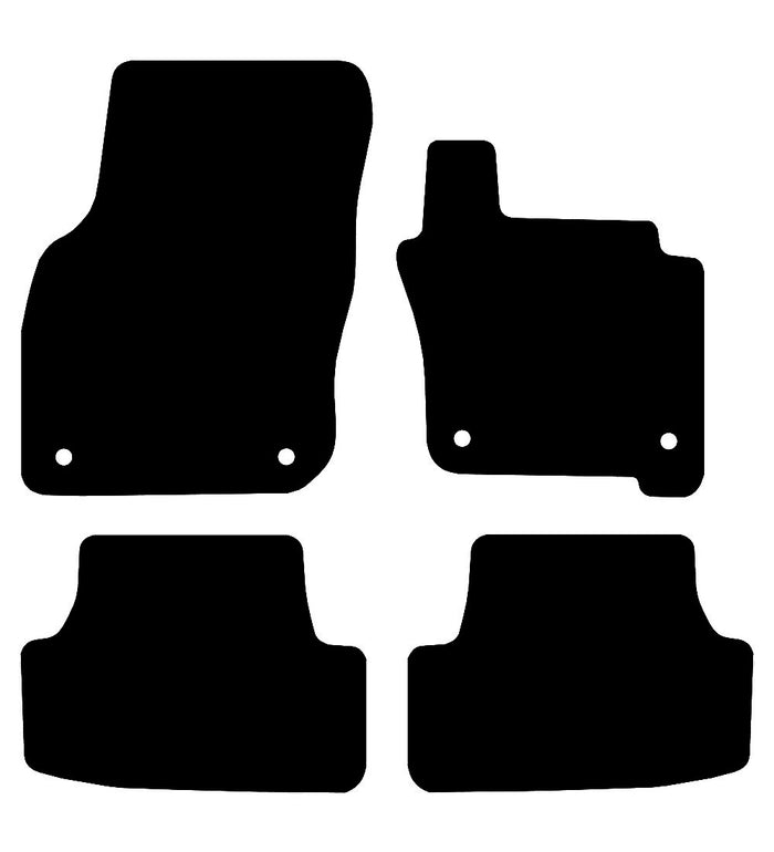 Volkswagen Golf (MK8) (MILD HYBRID) (MHEV) 2020 to Present Car Mats vehicle mat pattern