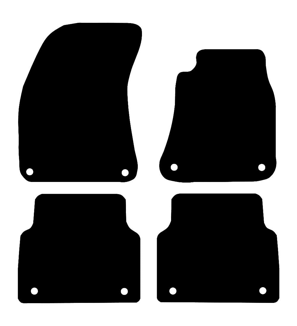 Audi A8 SWB 2010 - 2017 Car Mats vehicle mat pattern