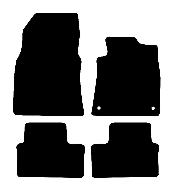 Renault Clio (MK5) 2020 to Present Car Mats vehicle mat pattern