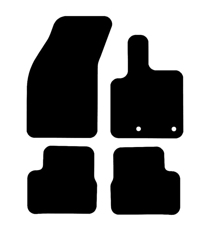 Fiat 500e (Electric) 2020 to Present Car Mats vehicle mat pattern