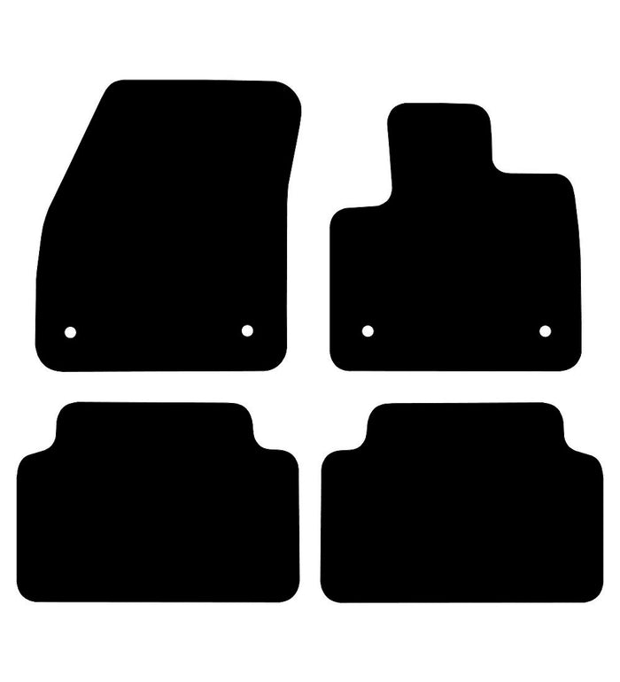 Land Rover Range Rover Evoque (Auto) (P200) (4 Clip) 2019 to Present Car Mats vehicle mat pattern