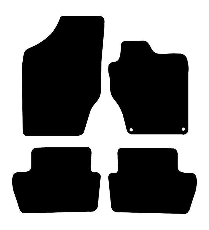 DS Automobiles DS4 2015 -2020 Car Mats vehicle mat pattern
