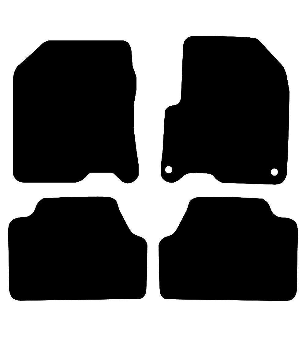 Hyundai Kona EV (Electric) 2017 to Present Car Mats vehicle mat pattern