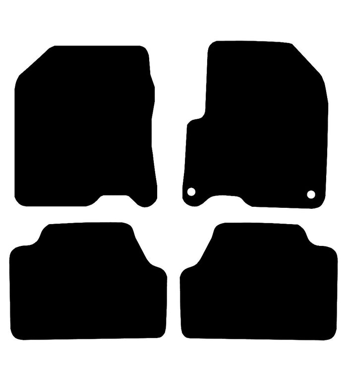 Hyundai Kona EV (Electric) 2017 to Present Car Mats vehicle mat pattern
