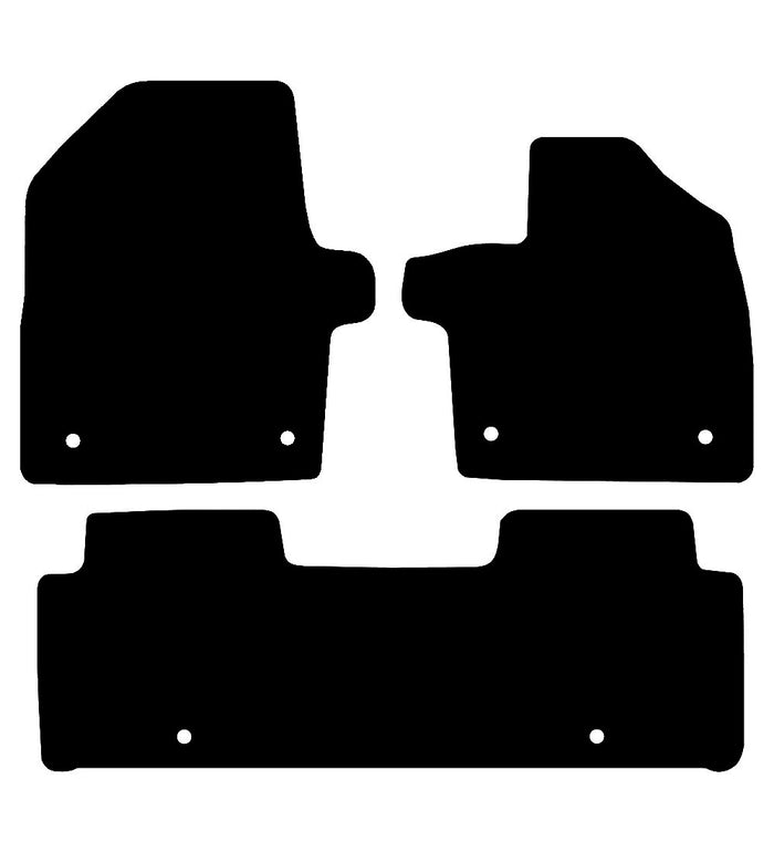 Kia EV6 2021 to Present Car Mats vehicle mat pattern