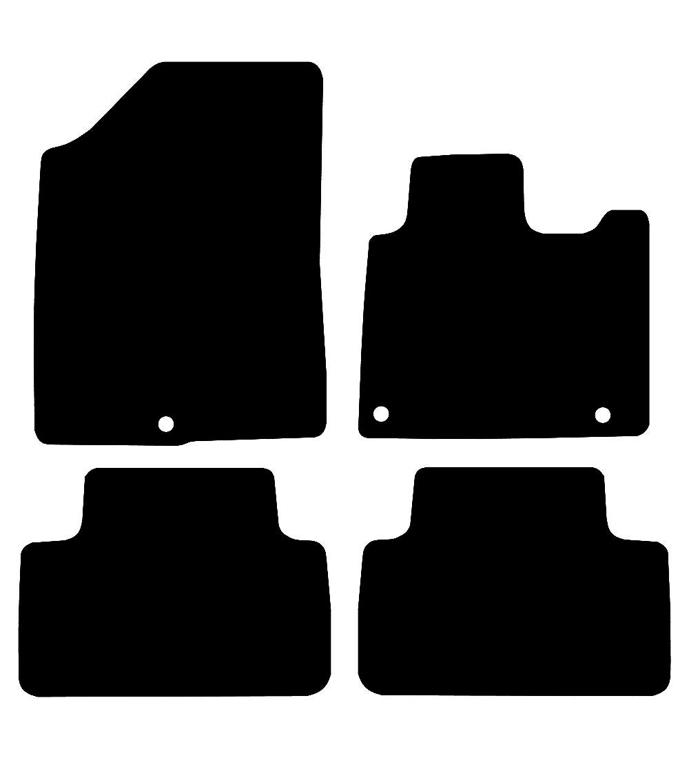 Kia Sorento Diesel (Not Hybrid or PHEV) 2020 to Present Car Mats vehicle mat pattern