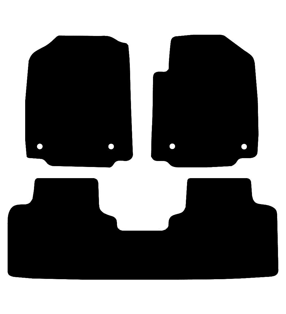 MG GS 2016 to Present Car Mats vehicle mat pattern