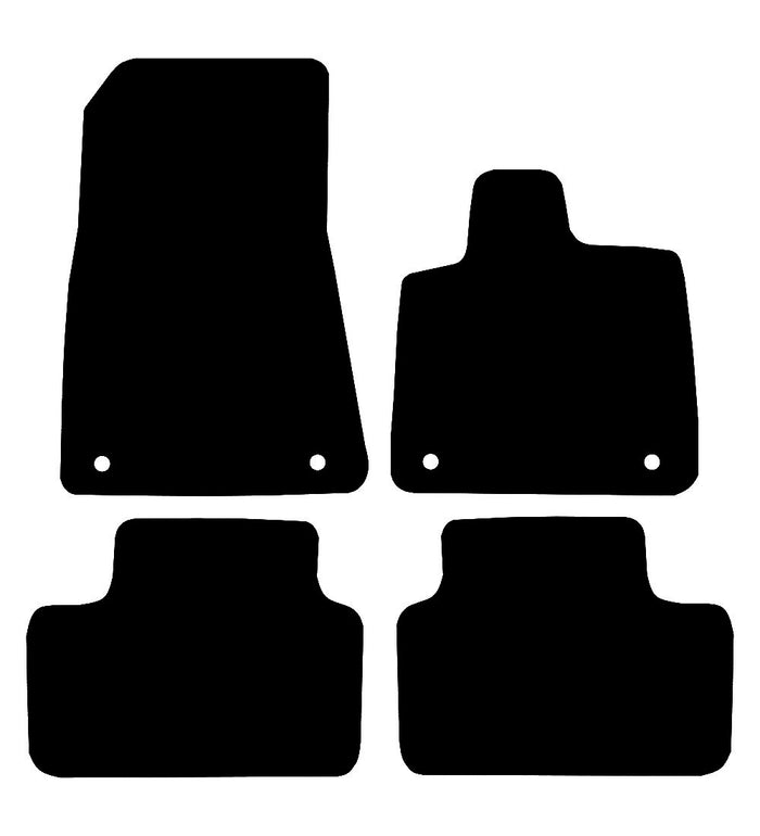 Volvo C40 Recharge Electric 2021 to Present Car Mats vehicle mat pattern