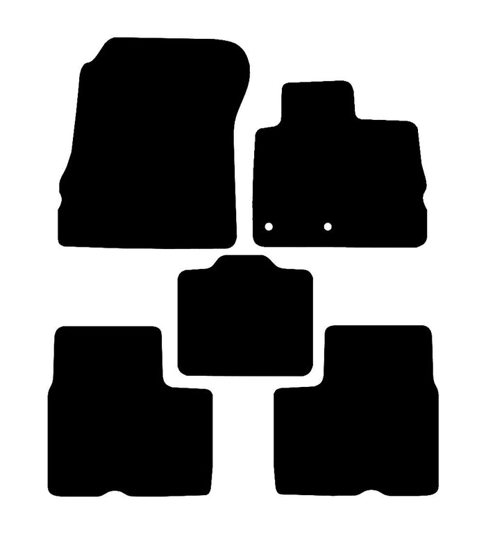 Renault Grand Scenic (SLIDING) 2016 to Present Car Mats vehicle mat pattern