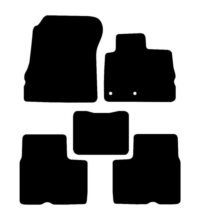 Renault Grand Scenic (FIXED) 2016 to Present Car Mats vehicle mat pattern