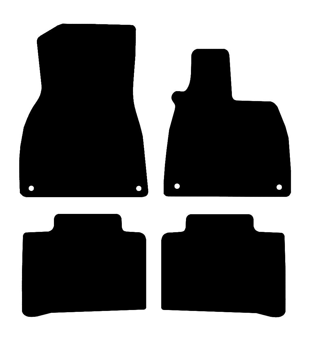 Mercedes EQS 2019 to Present Car Mats vehicle mat pattern