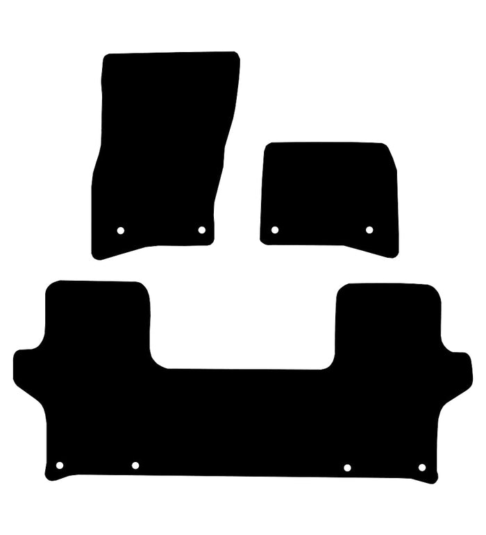 Land Rover Defender 90 (3 Door SWB) 2020 to Present Car Mats vehicle mat pattern