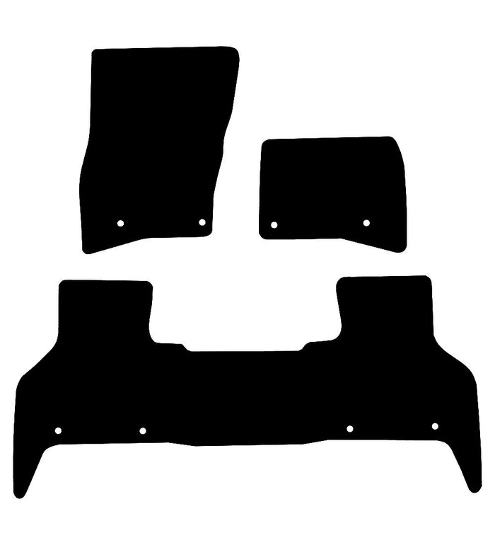 Land Rover Defender 90 (SWB) 2020 to Present Car Mats vehicle mat pattern
