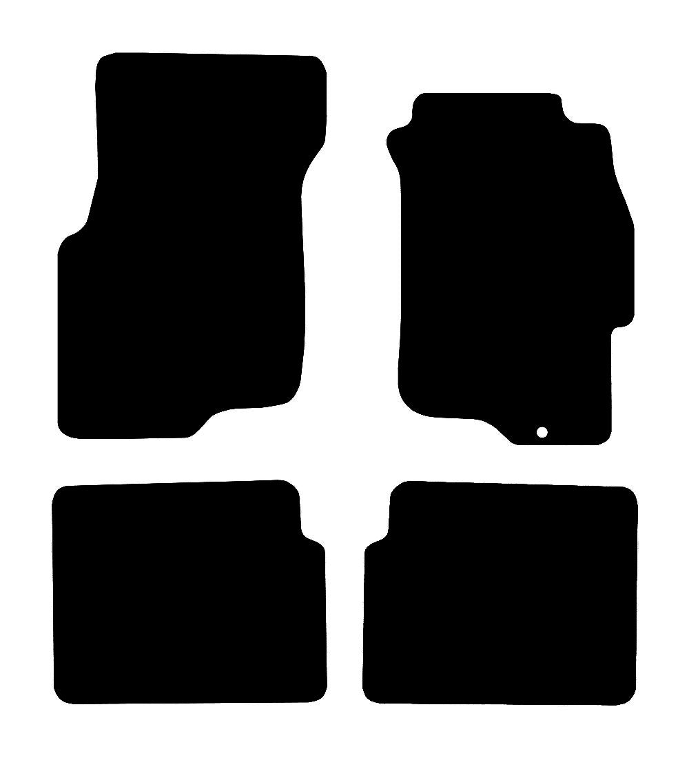 Honda Civic (Aerodeck) (1 Clip) 1998 - 2001 Car Mats vehicle mat pattern