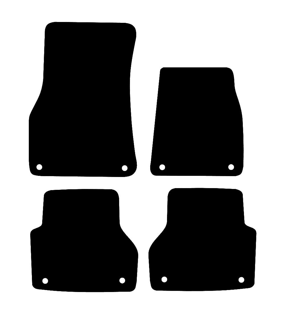 Audi A6 (C8) 2018 to Present Car Mats vehicle mat pattern