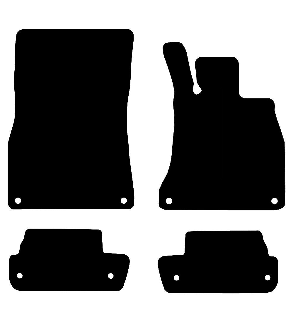 Mercedes S Class (Coupe) C217 2013 to Present Car Mats vehicle mat pattern