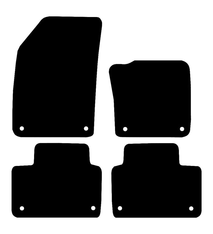 Volvo V60 2018 to Present Car Mats vehicle mat pattern