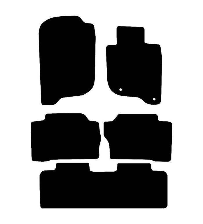 Mitsubishi Shogun Sport 2018 to Present Car Mats vehicle mat pattern