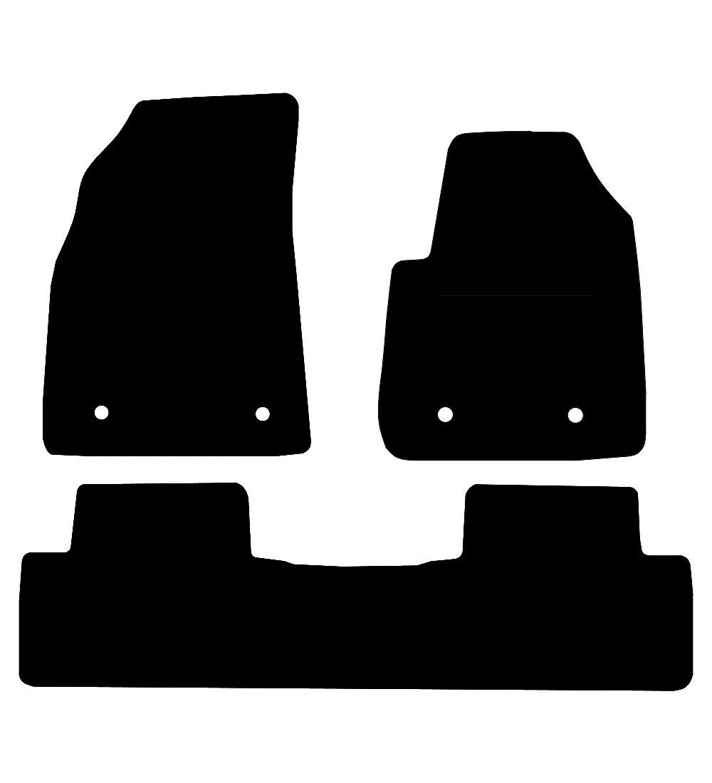 MG 5 EV (240mm Driver Spacing) 2020 to Present Car Mats vehicle mat pattern