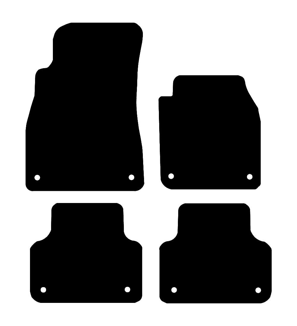 Audi Q8 2018 to Present Car Mats vehicle mat pattern