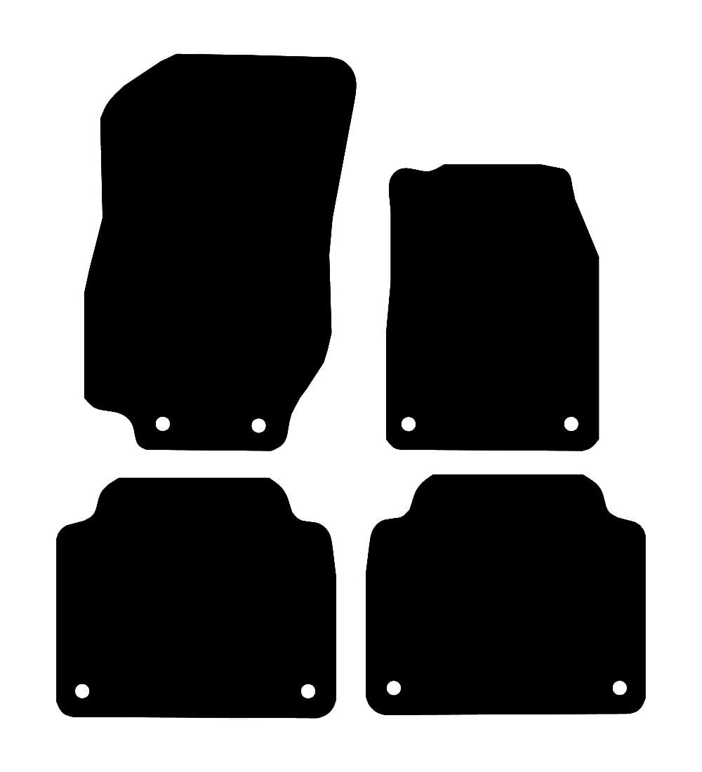 Audi A8 SWB 2017 to Present Car Mats vehicle mat pattern