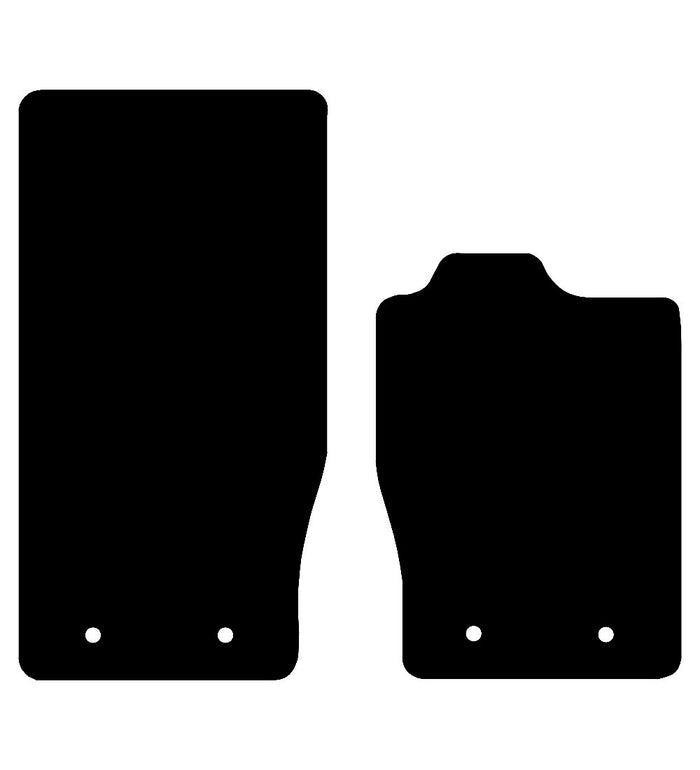 Jaguar F Type (168mm Clip Spacing) 2013 to Present Car Mats vehicle mat pattern