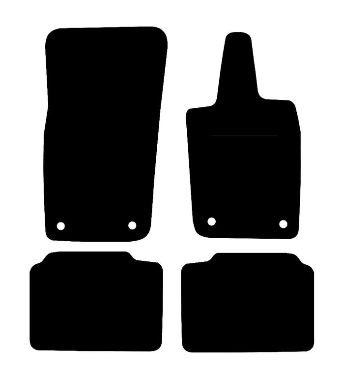 Porsche Panamera 2016 - 2023 Car Mats vehicle mat pattern