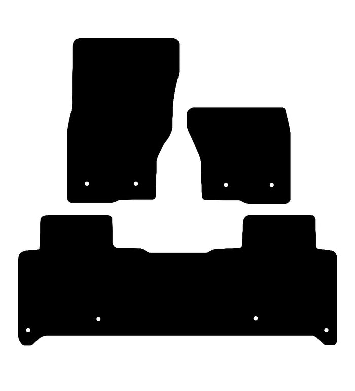 Land Rover Discovery 5 2017 to Present Car Mats vehicle mat pattern