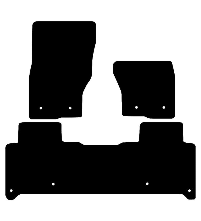 Land Rover Range Rover 2013 to Present Car Mats vehicle mat pattern