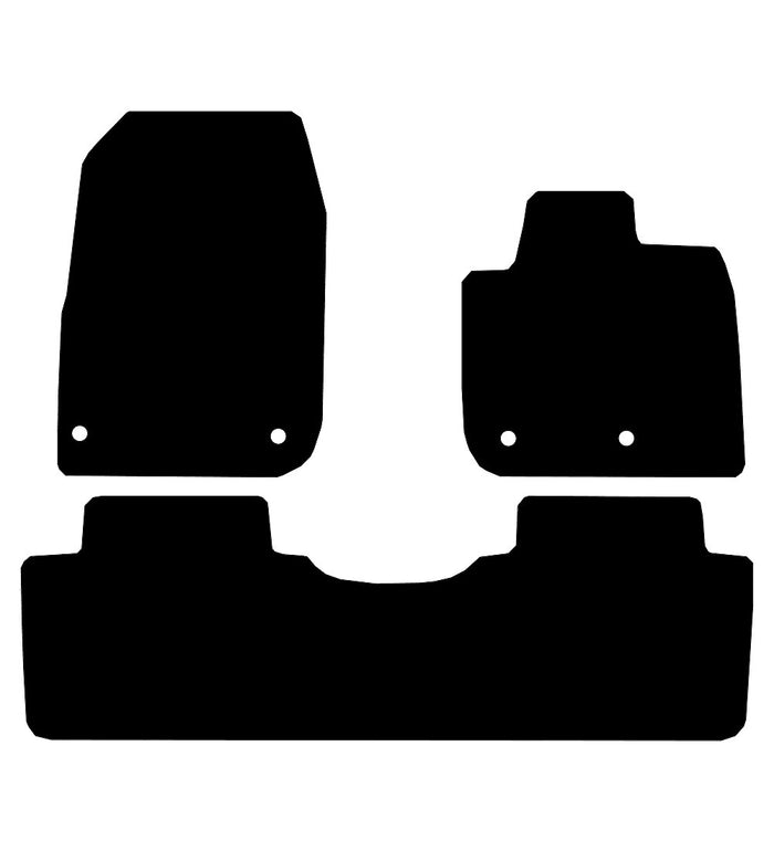 Nissan Ariya 2022 to Present Car Mats vehicle mat pattern