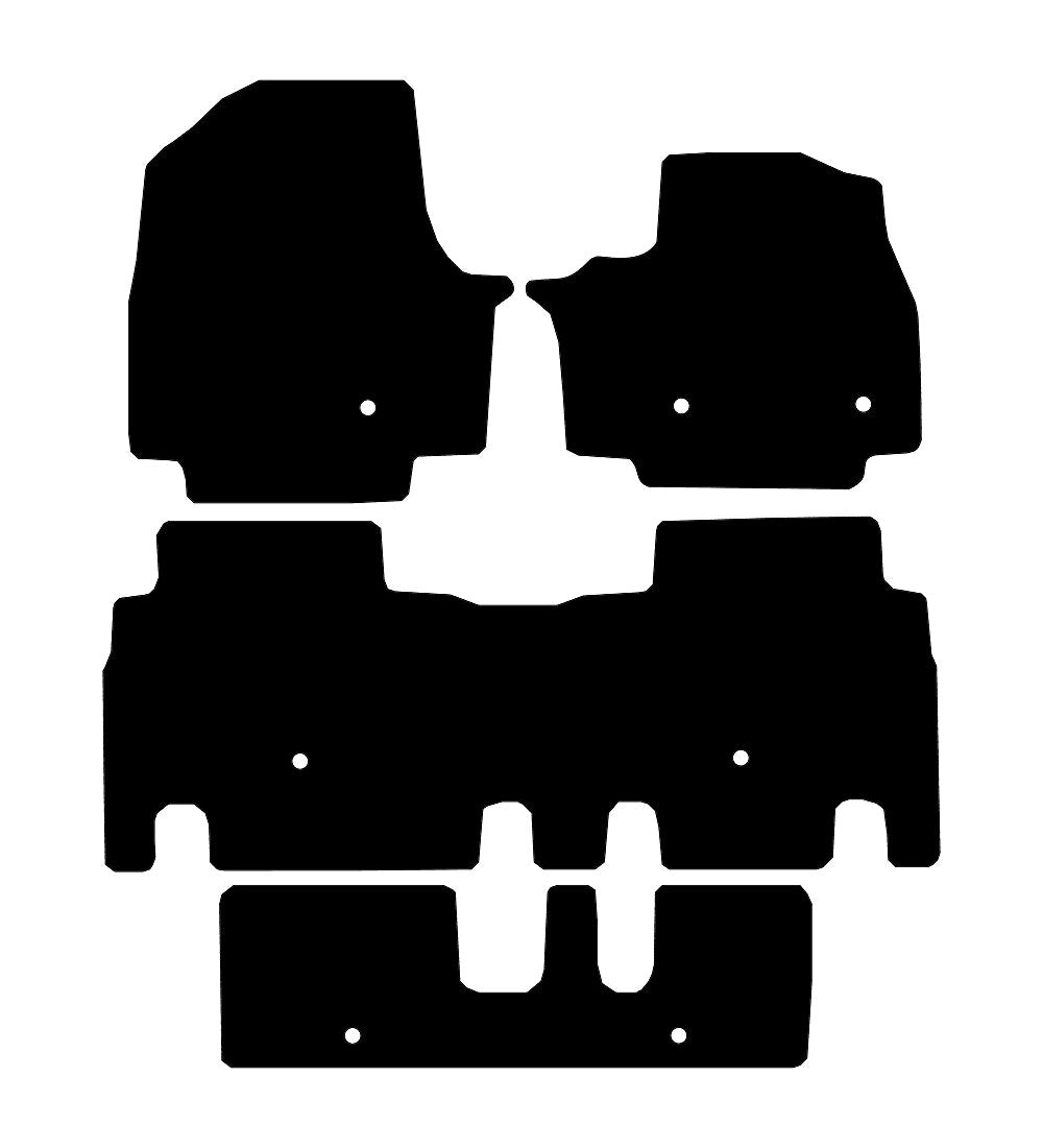 Kia EV9 (7 Seater) 2024 to Present Car Mats vehicle mat pattern
