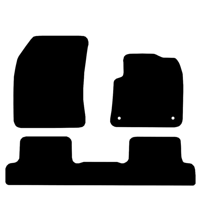 Peugeot 3008 Hybrid (Facelift) 2021 to Present Car Mats vehicle mat pattern