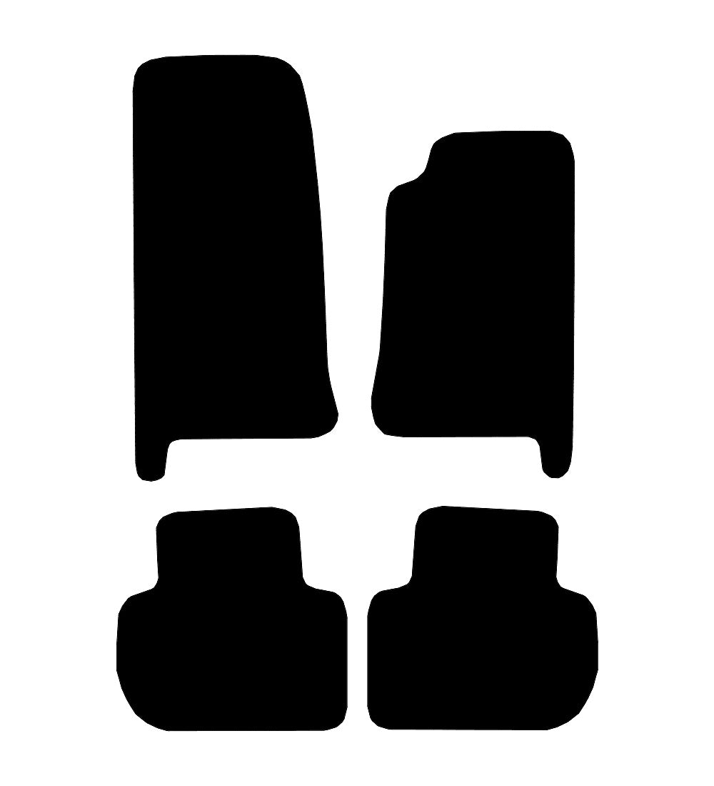Jaguar XJ 1994 - 2004 Car Mats vehicle mat pattern